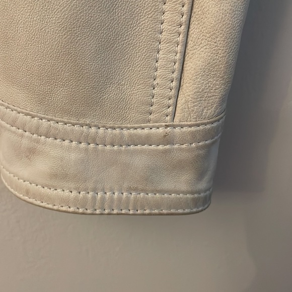 Rag & Bone denim jacket with leather sleeves - Picture 7 of 10